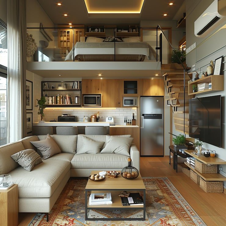modern loft apartment interior design 21085 132708